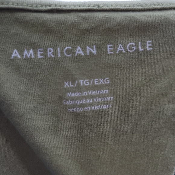 AEO Women's Olive Green Suntwist Convertible Cami Tank Top Size XL - Picture 7 of 10